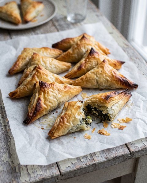 Spanakopita-Dreiecke